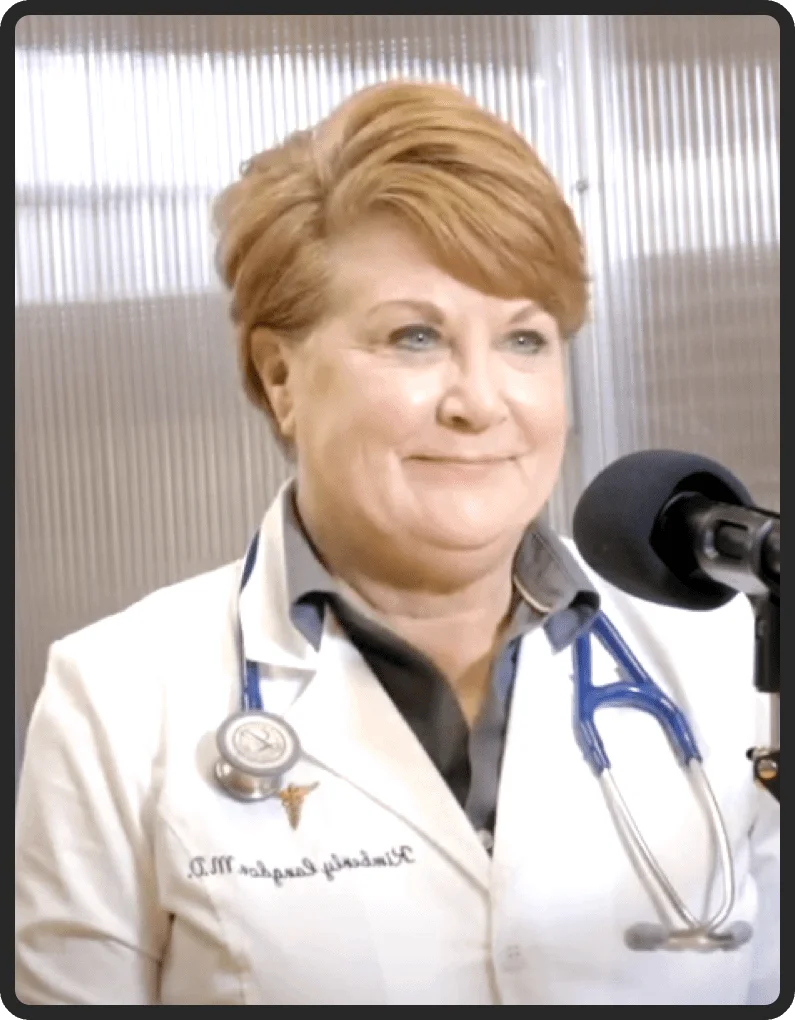 Medical professional discussing the Kerassentials formula
