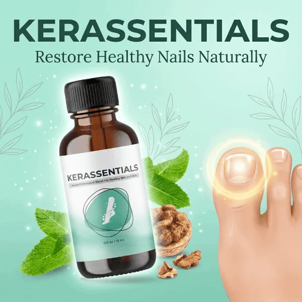 Kerassentials oil formula to help restore healthy nails naturally