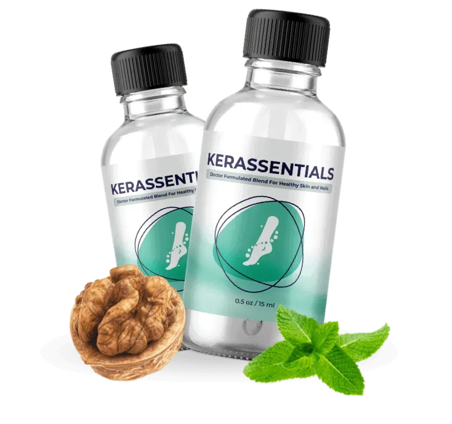 Kerassentials 2-bottle supply for healthy skin and nails support